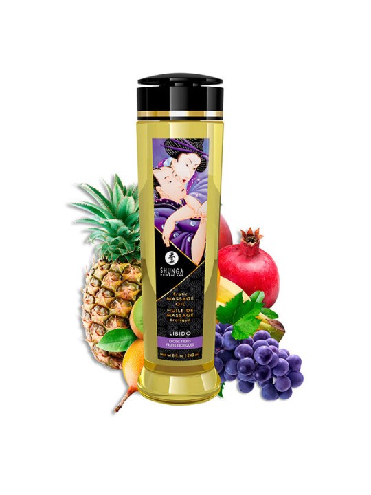 SHUNGA ACEITE DE MASAJE EROTICO LIBIDO 240 ML