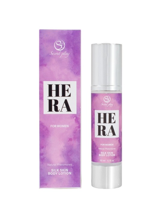 SECRETPLAY HERA LOCION PIEL DE SEDA PARA MUJERES 50 ML