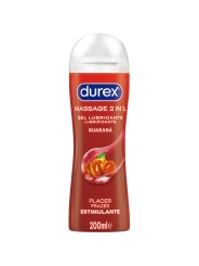 DUREX GEL LUBRICANTE DE MASAJE ESTIMULANTE GUARANA 200 ML