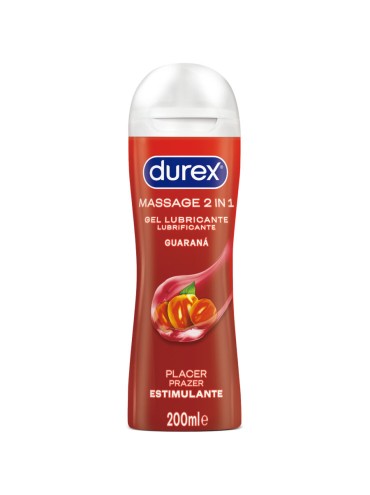 DUREX GEL LUBRICANTE DE MASAJE ESTIMULANTE GUARANA 200 ML