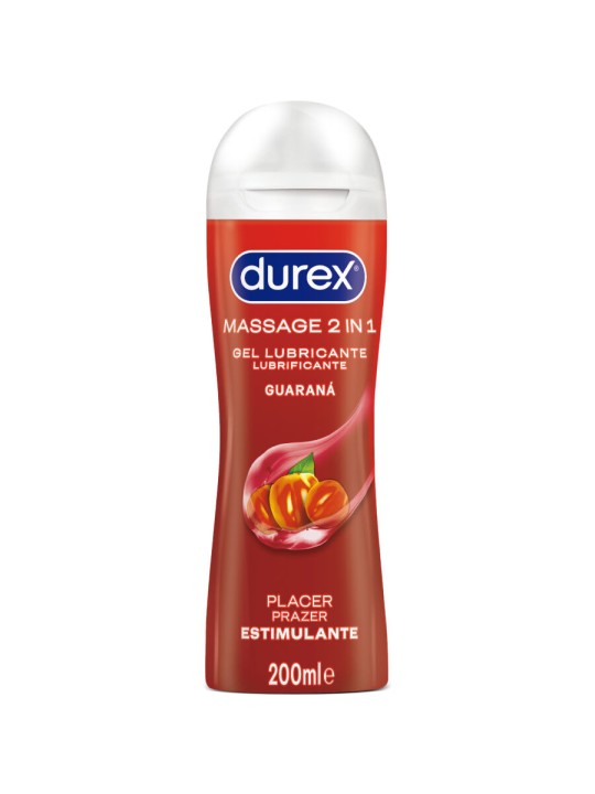 DUREX GEL LUBRICANTE DE MASAJE ESTIMULANTE GUARANA 200 ML
