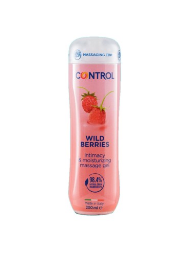 CONTROL GEL DE MASAJE 3 EN 1 WILD BERRIES 200 ML