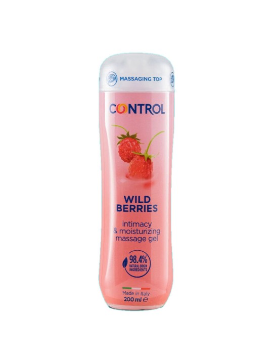 CONTROL GEL DE MASAJE 3 EN 1 WILD BERRIES 200 ML