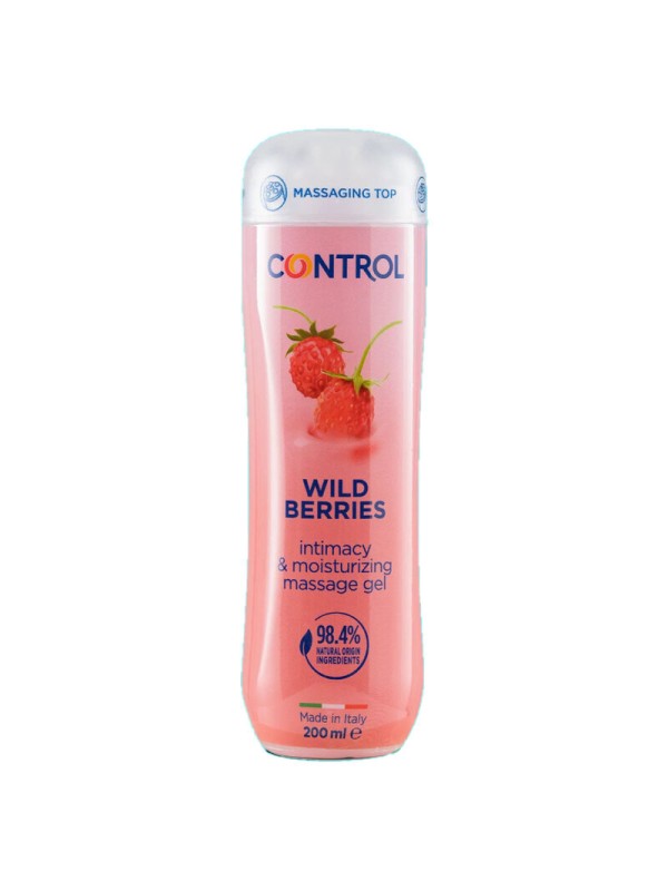 CONTROL GEL DE MASAJE 3 EN 1 WILD BERRIES 200 ML
