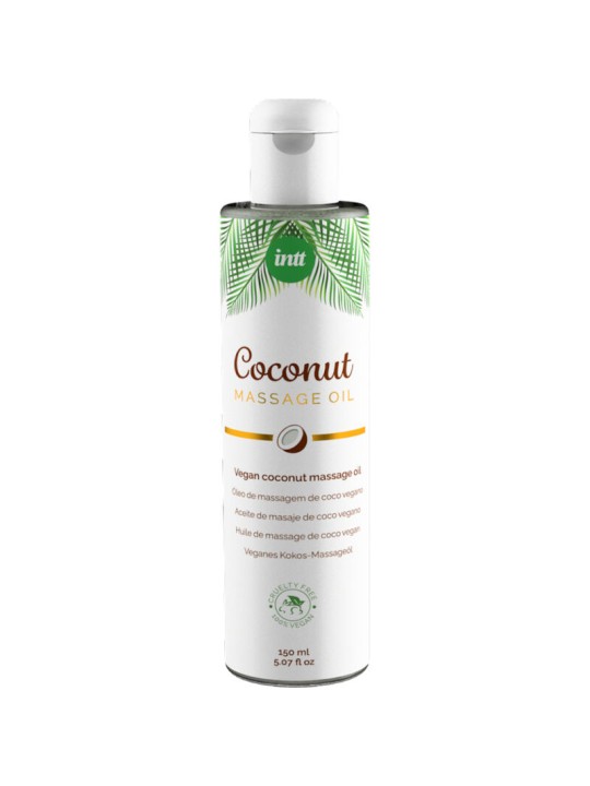 INTT ACEITE DE MASAJE VEGANO DULCE CON SABOR A COCO RELAJANTE