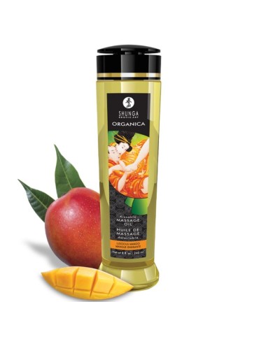 SHUNGA ACEITE DE MASAJE ORGANICO MANGO 240 ML