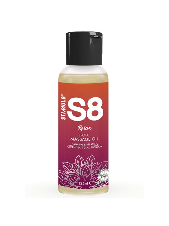 STIMUL8 S8 RELAX ACEITE DE MASAJE TE VERDE 125 ML