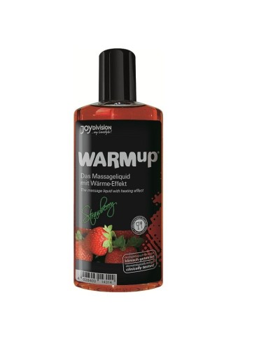 JOYDIVISION WARMUP ACEITE DE MASAJE EFECTO CALOR FRESA 150ML