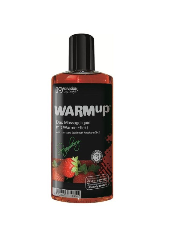 JOYDIVISION WARMUP ACEITE DE MASAJE EFECTO CALOR FRESA 150ML