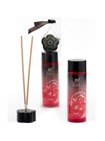 EXTASE SENSUAL ACEITE ESTIMULANTE CALOR FRESA 100 ML