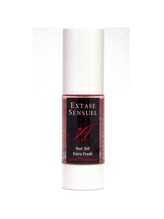 EXTASE SENSUAL ACEITE MASAJE EFECTO EXTRA FRESH FRESA 30 ML