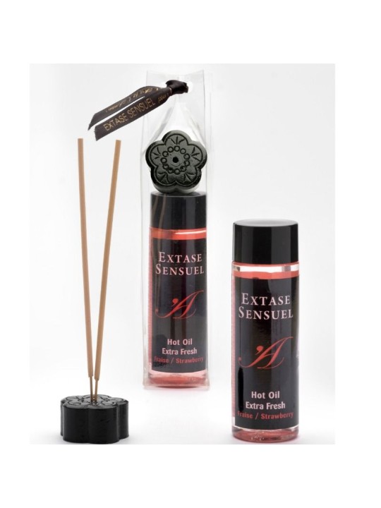 EXTASE SENSUAL ACEITE MASAJE EFECTO EXTRA FRESH FRESA 100 ML
