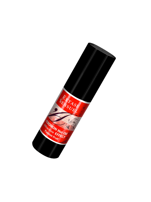 EXTASE SENSUAL ACEITE MASAJE EFECTO CALOR CON FEROMONAS FRUTA DE LA PASION 30 ML