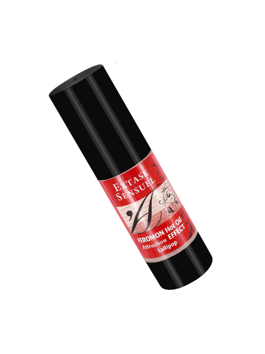 EXTASE SENSUAL ACEITE MASAJE EFECTO CALOR CON FEROMONAS PIRULETA 30 ML