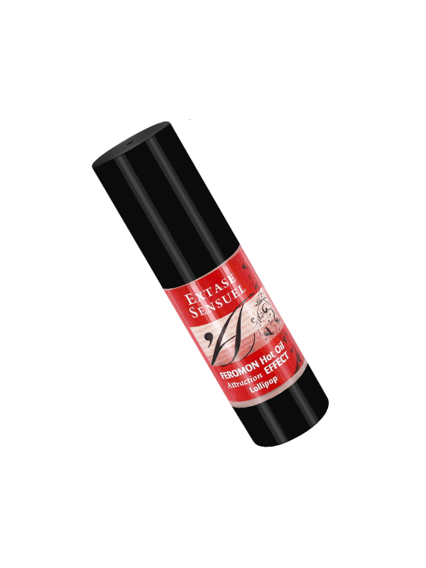 EXTASE SENSUAL ACEITE MASAJE EFECTO CALOR CON FEROMONAS PIRULETA 30 ML