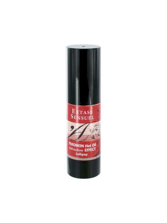 EXTASE SENSUAL ACEITE MASAJE EFECTO CALOR CON FEROMONAS PIRULETA 30 ML