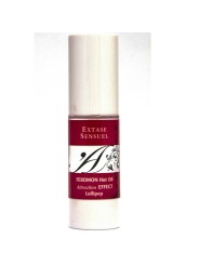 EXTASE SENSUAL ACEITE MASAJE EFECTO CALOR CON FEROMONAS PIRULETA 30 ML