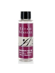 EXTASE SENSUAL ACEITE MASAJE EFECTO CALOR CON FEROMONAS MORA 100 ML