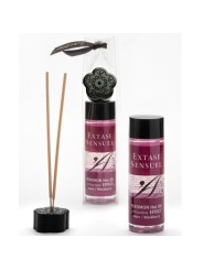 EXTASE SENSUAL ACEITE MASAJE EFECTO CALOR CON FEROMONAS MORA 100 ML