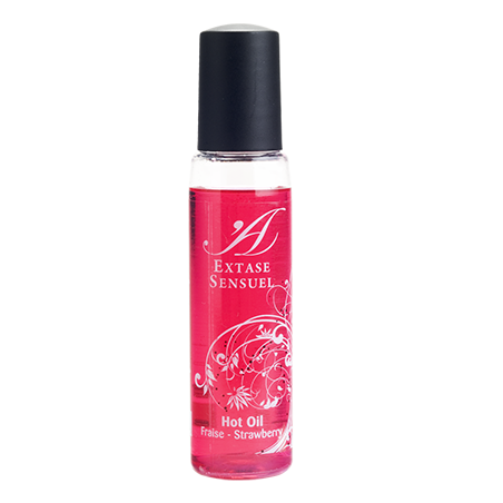 EXTASE SENSUAL ACEITE ESTIMULANTE FRESA VIAJE CALOR 35 ML