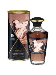 SHUNGA ACEITE MASAJE EFECTO CALOR SABOR INTENSO CHOCOLATE 100 ML