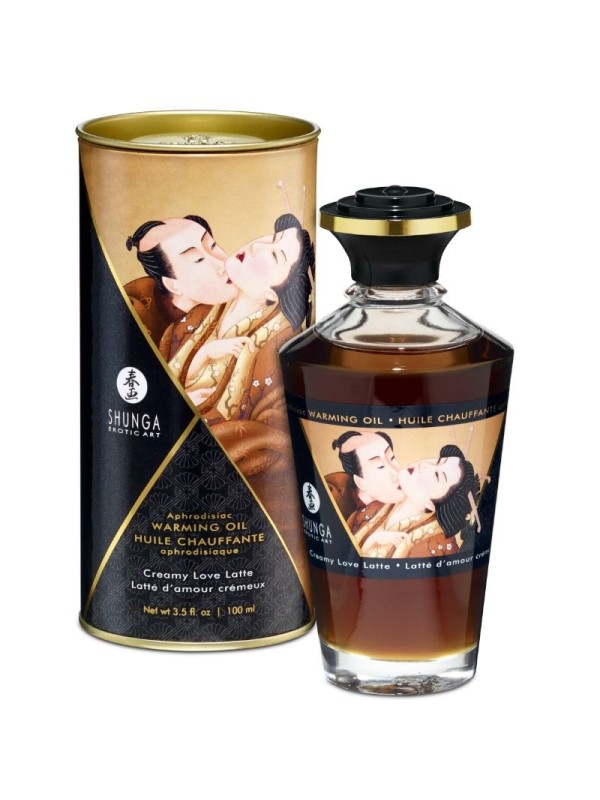 SHUNGA ACEITE MASAJE EFECTO CALOR SABOR CAFE 100 ML
