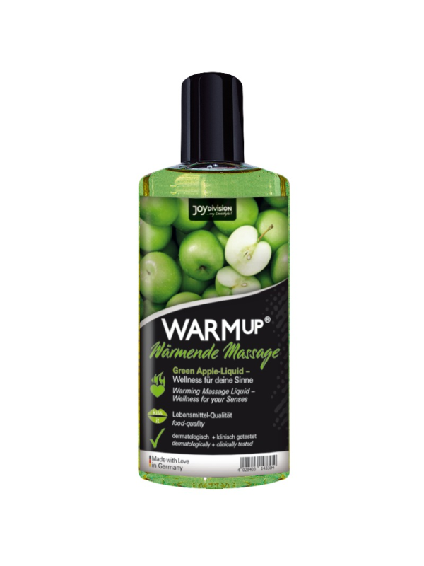 JOYDIVISION WARMUP ACEITE DE MASAJE MANZANA VERDE 150 ML