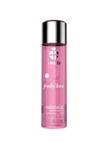 SWEDE FRUITY LOVE ACEITE EFECTO CALOR FRESAS CON CHAMPAGNE 60 ML