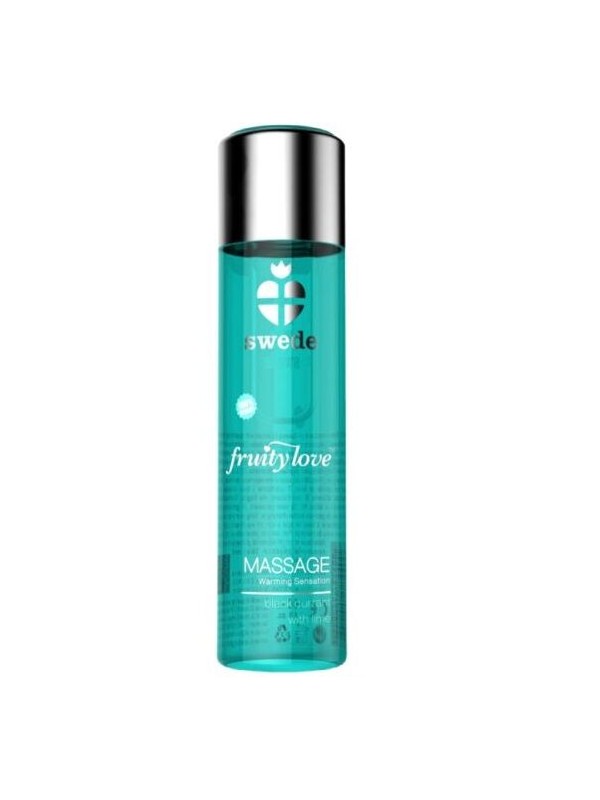 SWEDE FRUITY LOVE ACEITE EFECTO CALOR GROSELLA NEGRA Y LIMA 60 ML