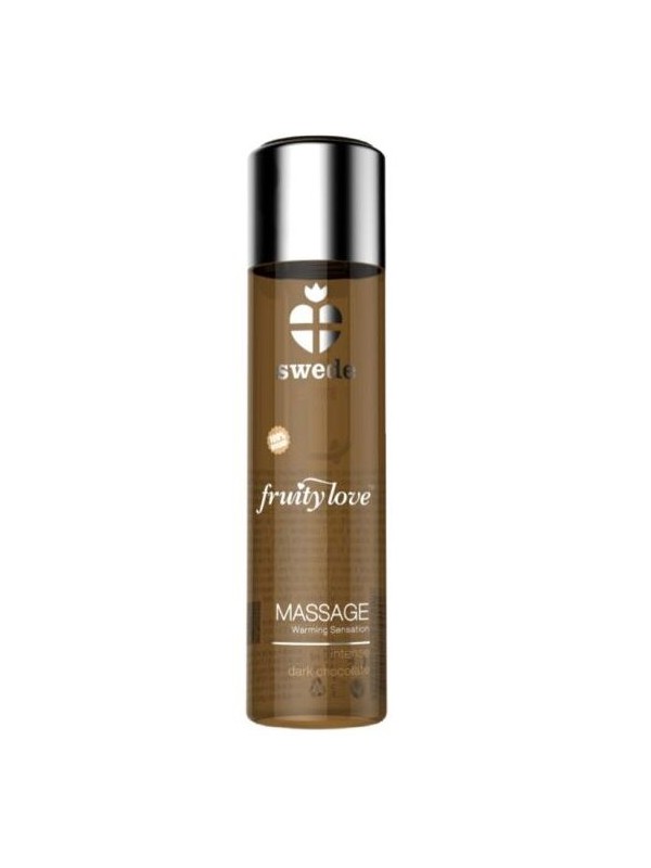 SWEDE FRUITY LOVE ACEITE EFECTO CALOR CHOCOLATE NEGRO 60 ML