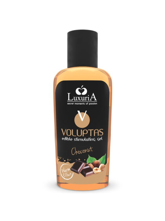 INTIMATELINE LUXURIA VOLUPTAS GEL MASAJE COMESTIBLE EFECTO CALOR CHOCONUT 100 ML