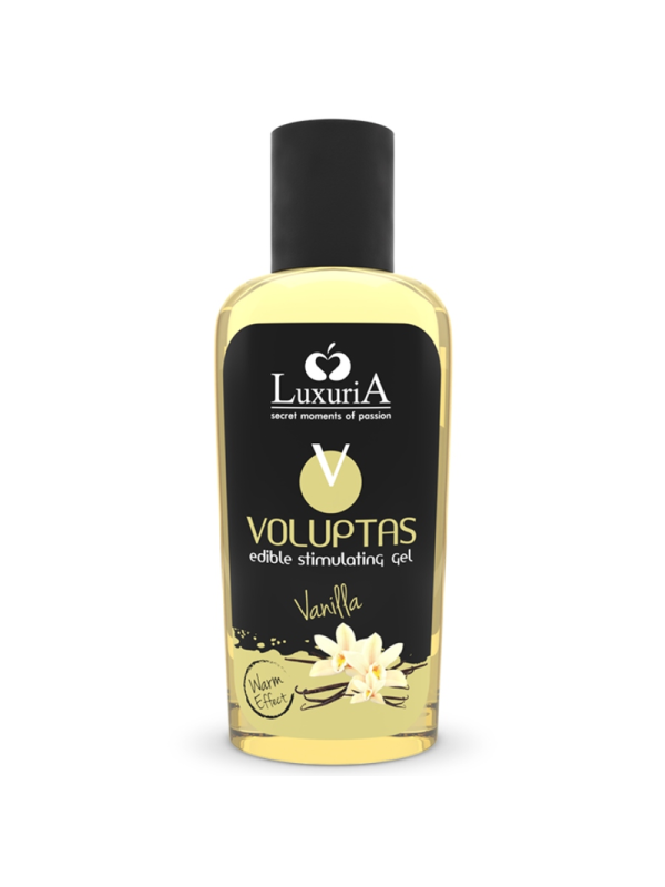 INTIMATELINE LUXURIA VOLUPTAS GEL MASAJE COMESTIBLE EFECTO CALOR VAINILLA 100 ML