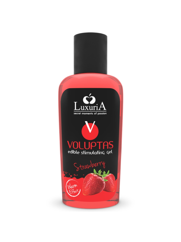 INTIMATELINE LUXURIA VOLUPTAS GEL MASAJE COMESTIBLE EFECTO CALOR FRESA 100 ML