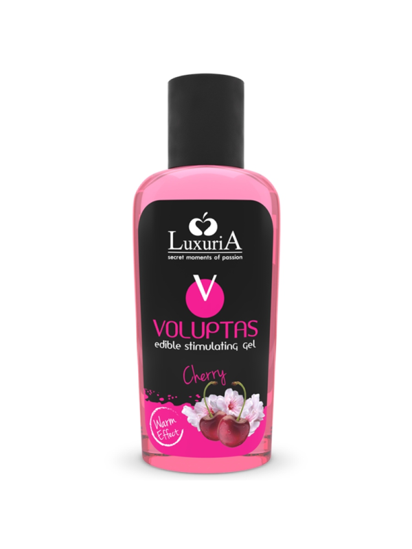 INTIMATELINE LUXURIA VOLUPTAS GEL MASAJE COMESTIBLE EFECTO CALOR CEREZA 100 ML