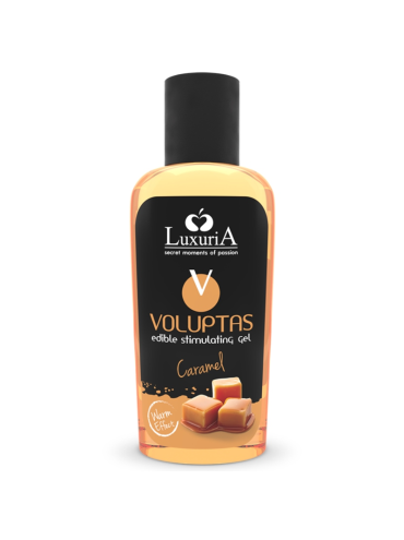 INTIMATELINE LUXURIA VOLUPTAS GEL MASAJE COMESTIBLE EFECTO CALOR CARAMELO 100 ML