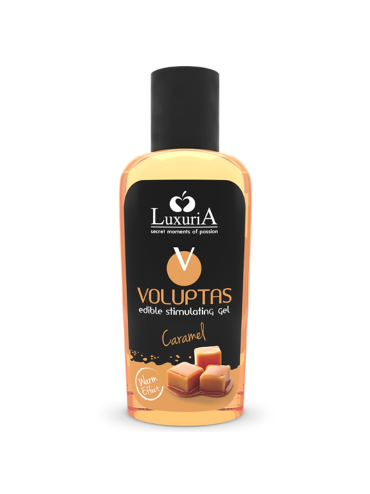 INTIMATELINE LUXURIA VOLUPTAS GEL MASAJE COMESTIBLE EFECTO CALOR CARAMELO 100 ML