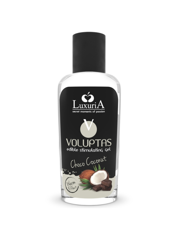 INTIMATELINE LUXURIA VOLUPTAS GEL MASAJE COMESTIBLE EFECTO CALOR COCO Y CREMA 100 ML