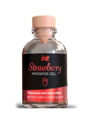 INTT MASSAGE ORAL SEX GEL DE MASAJE SABOR A FRESA EFECTO CALOR