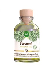 INTT GEL DE MASAJE VEGANO CON SABOR A COCO Y EFECTO CALOR