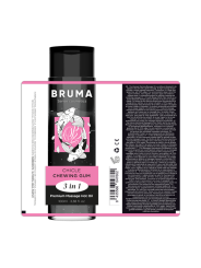 BRUMA ACEITE DE MASAJE PREMIUM EFECTO CALOR SABOR CHICLE 3 EN 1 100 ML