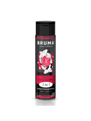 BRUMA ACEITE DE MASAJE PREMIUM EFECTO CALOR SABOR FRESA 3 EN 1 100 ML