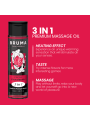 BRUMA ACEITE DE MASAJE PREMIUM EFECTO CALOR SABOR FRESA 3 EN 1 100 ML