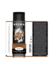 BRUMA ACEITE DE MASAJE PREMIUM EFECTO CALOR SABOR TARTA AMERICANA 3 EN 1 100 ML