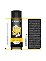 BRUMA ACEITE DE MASAJE PREMIUM EFECTO CALOR SABOR PINA COLADA 3 EN 1 100 ML