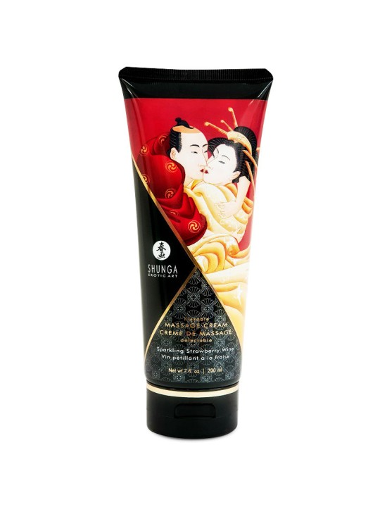 SHUNGA CREMA MASAJE FRESAS Y CAVA 200 ML