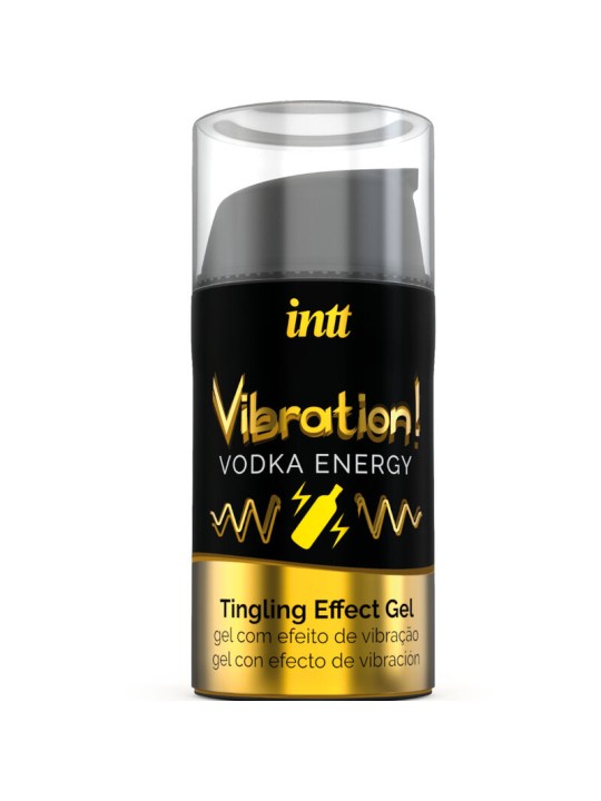 INTT POTENTE ESTIMULANTE INTIMO GEL VIBRADOR LIQUIDO VODKA 15ML