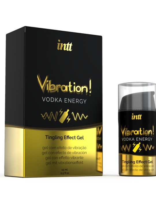 INTT POTENTE ESTIMULANTE INTIMO GEL VIBRADOR LIQUIDO VODKA 15ML