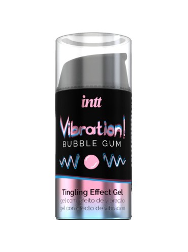 INTT POTENTE ESTIMULANTE INTIMO GEL VIBRADOR LIQUIDO CHICLE 15ML