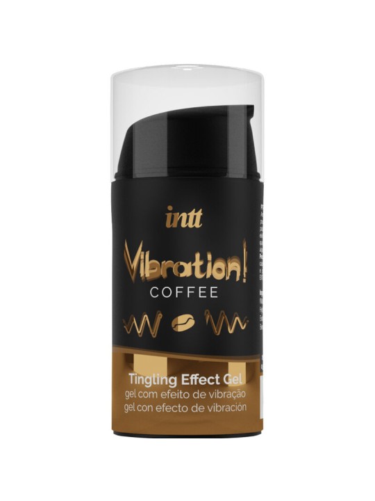 INTT POTENTE ESTIMULANTE INTIMO GEL VIBRADOR LIQUIDO CAFE 15ML