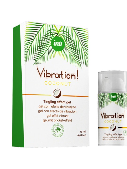 INTT VIBRATION GEL POTENTE ESTIMULANTE VEGANO VIBRADOR LIQUIDO